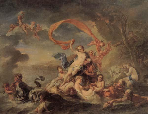 Jean Baptiste van Loo The Triumph of Galatea Sweden oil painting art